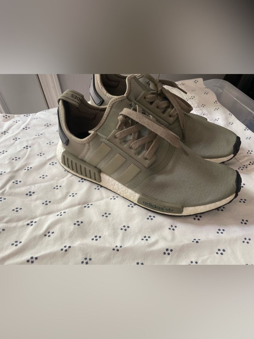adidas Men’s NMD R1 Sneakers - Olive